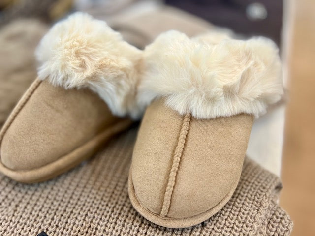 Chaussons fourrés