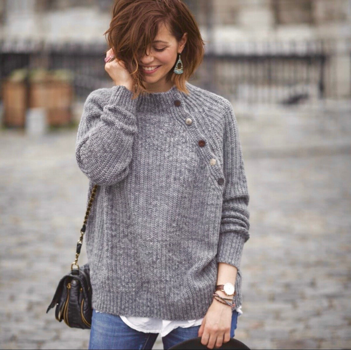 Pull Béa - Gris