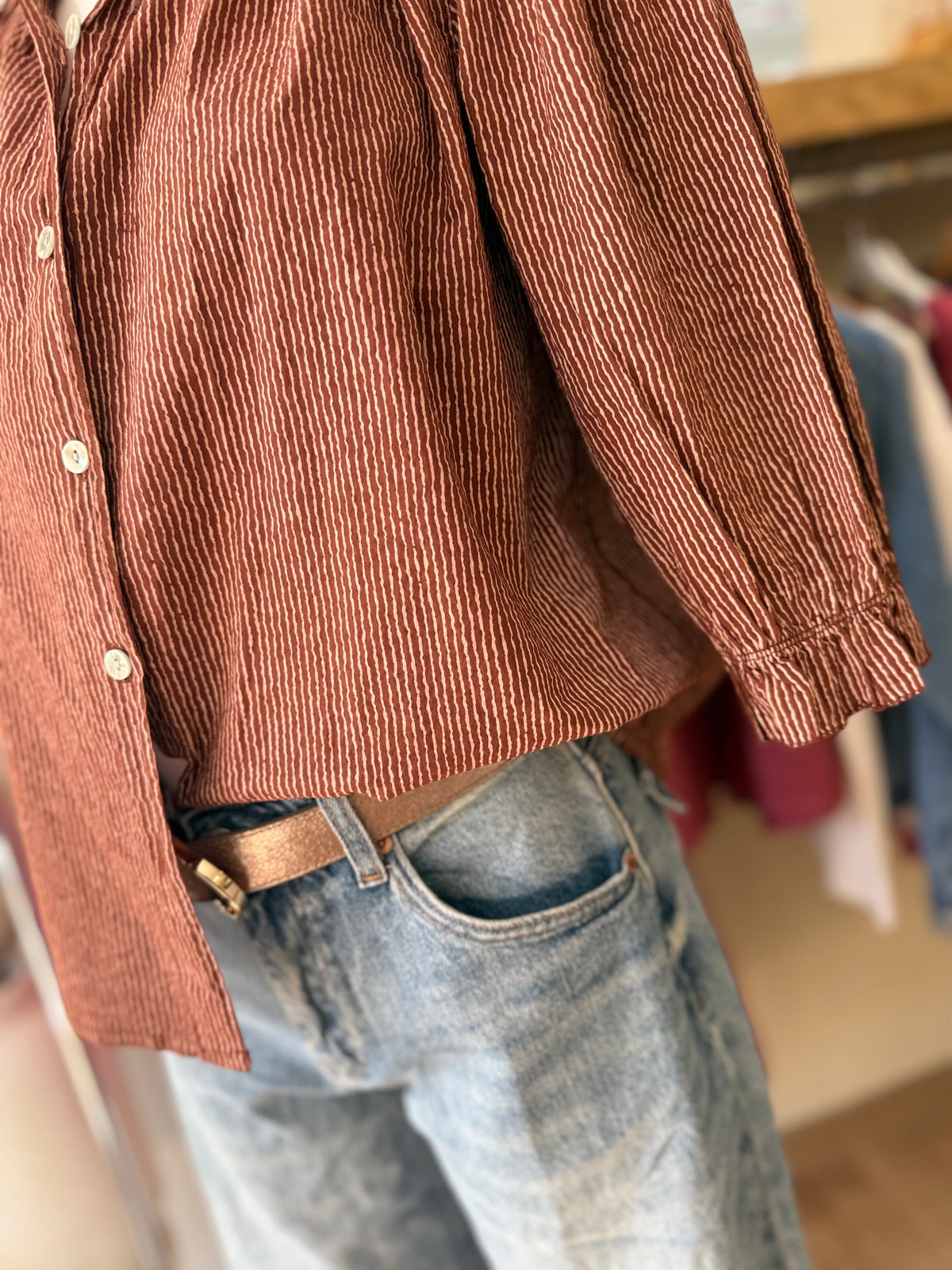 Blouse LILI - Rouille