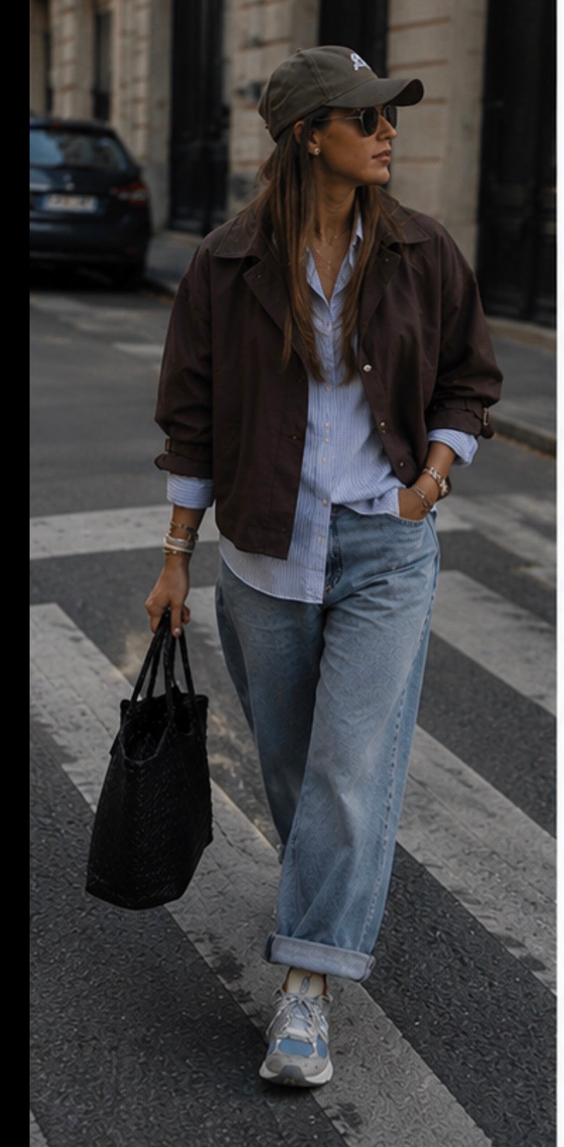 Trench court LALIE - Chocolat