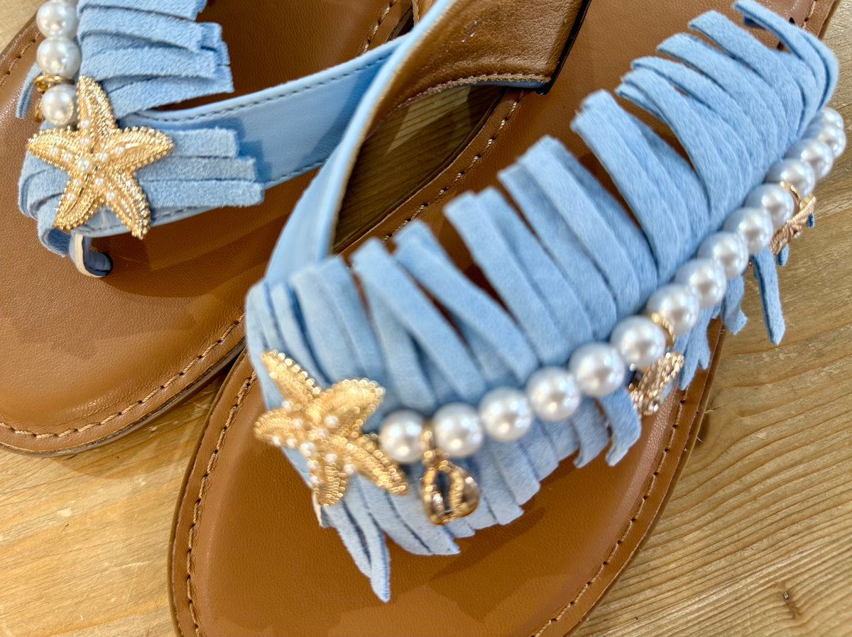 Sandales coquillages- Ciel
