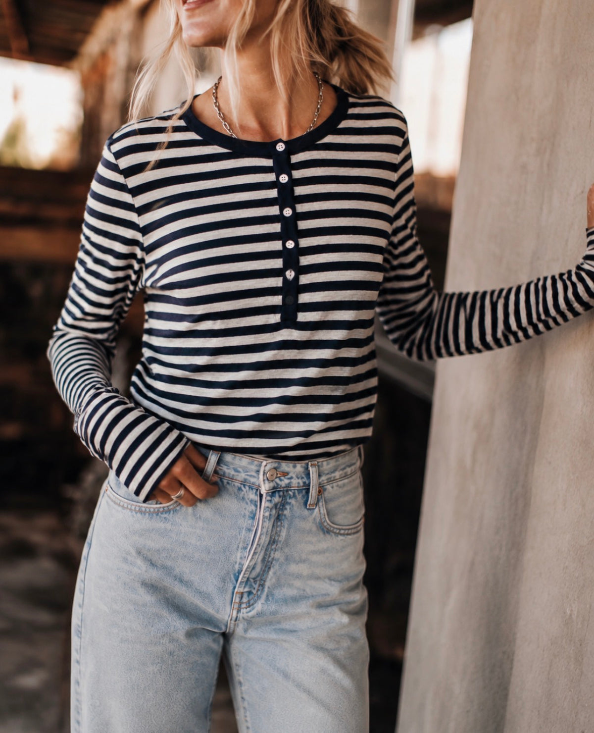 Pull fin marinière - LUCIE