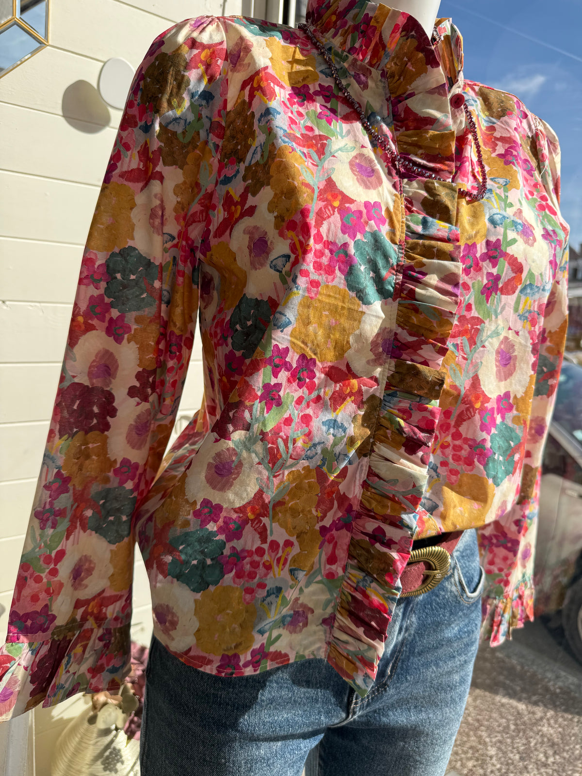 Blouse fleurie- MILA