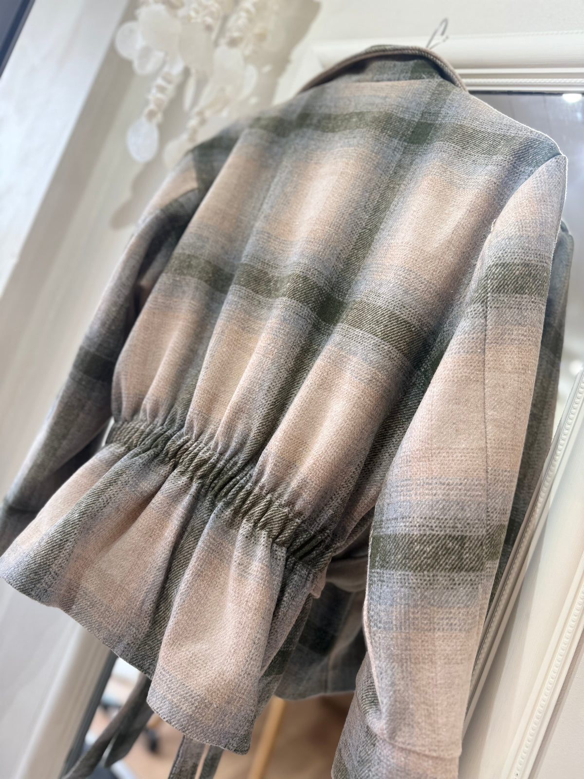 Manteau à carreaux MARIUS