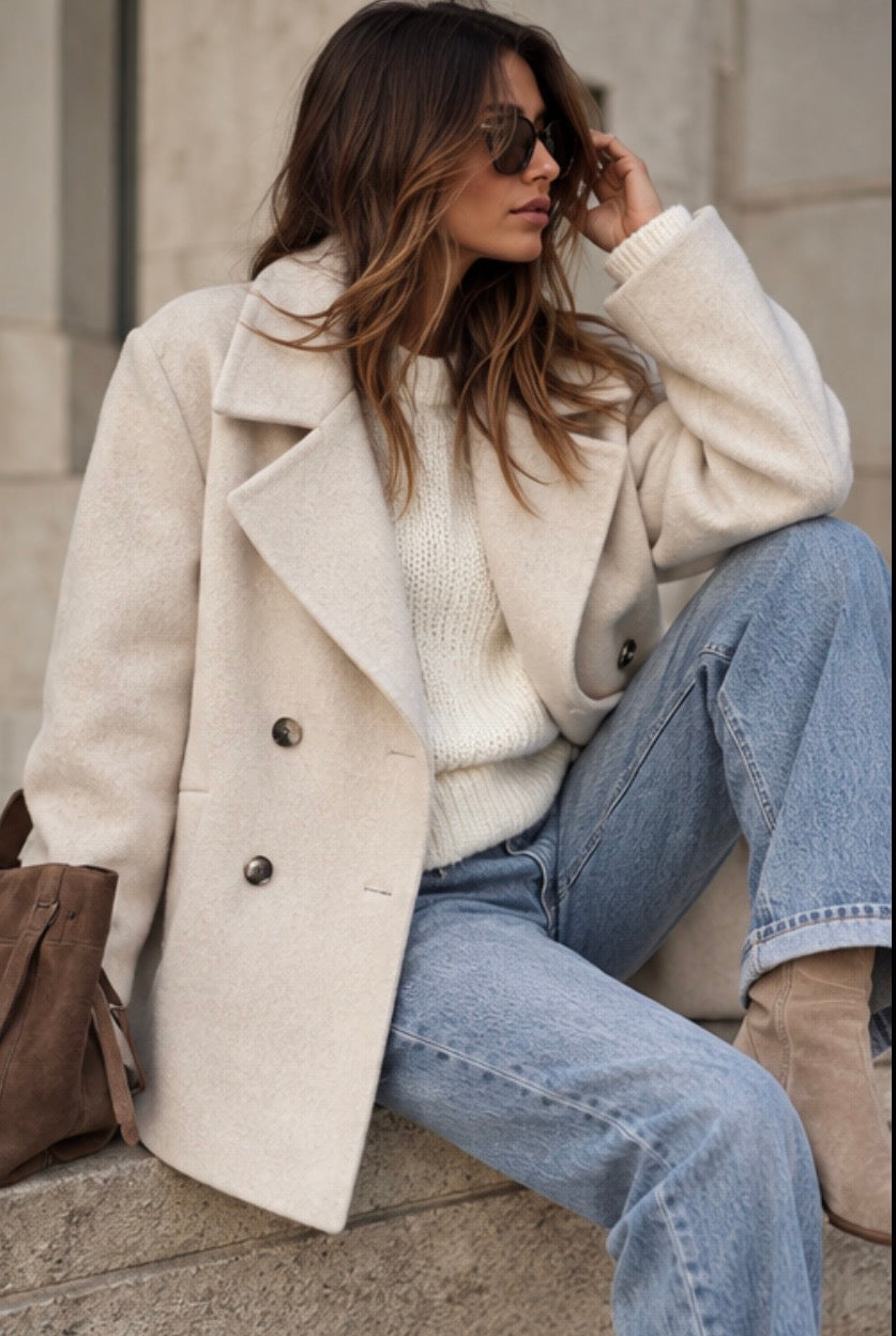 Manteau MARTIN - Crème