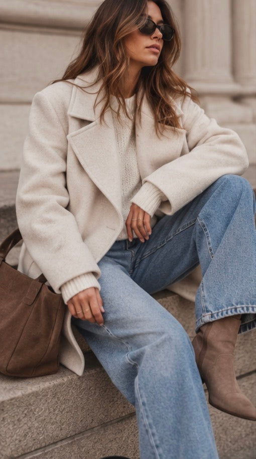 Manteau MARTIN - Crème