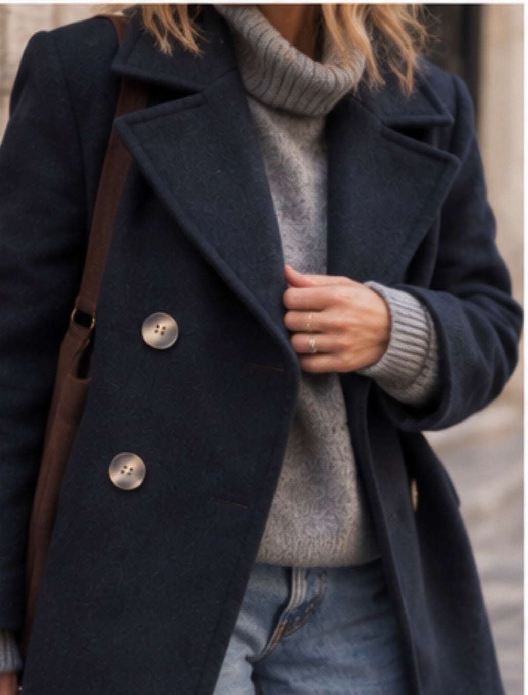 Manteau MARTIN - Marine