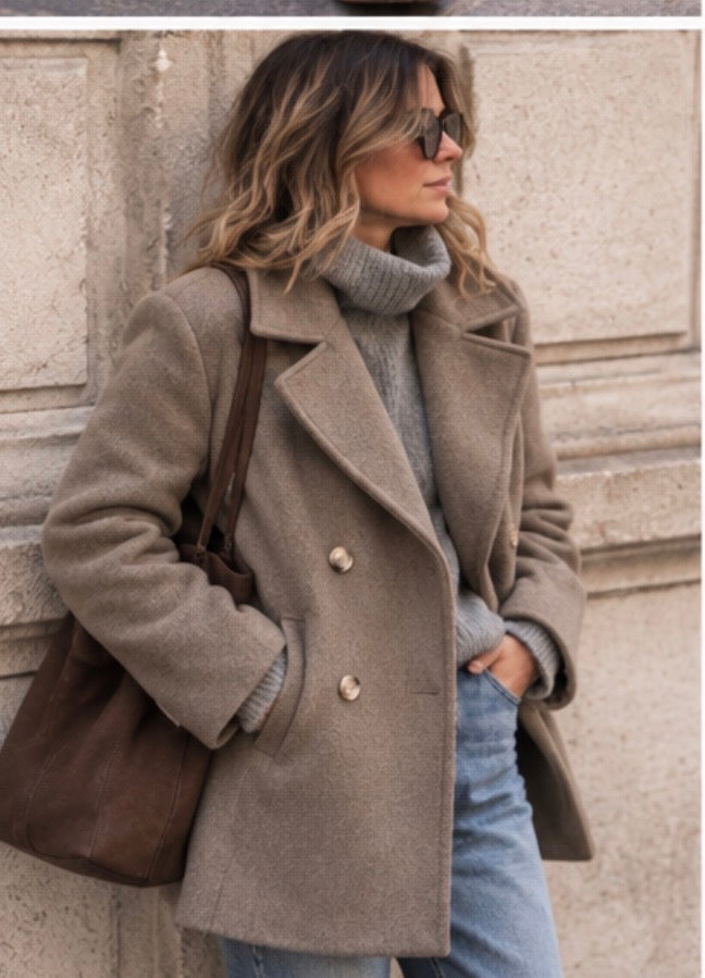 Manteau MARTIN - Taupe
