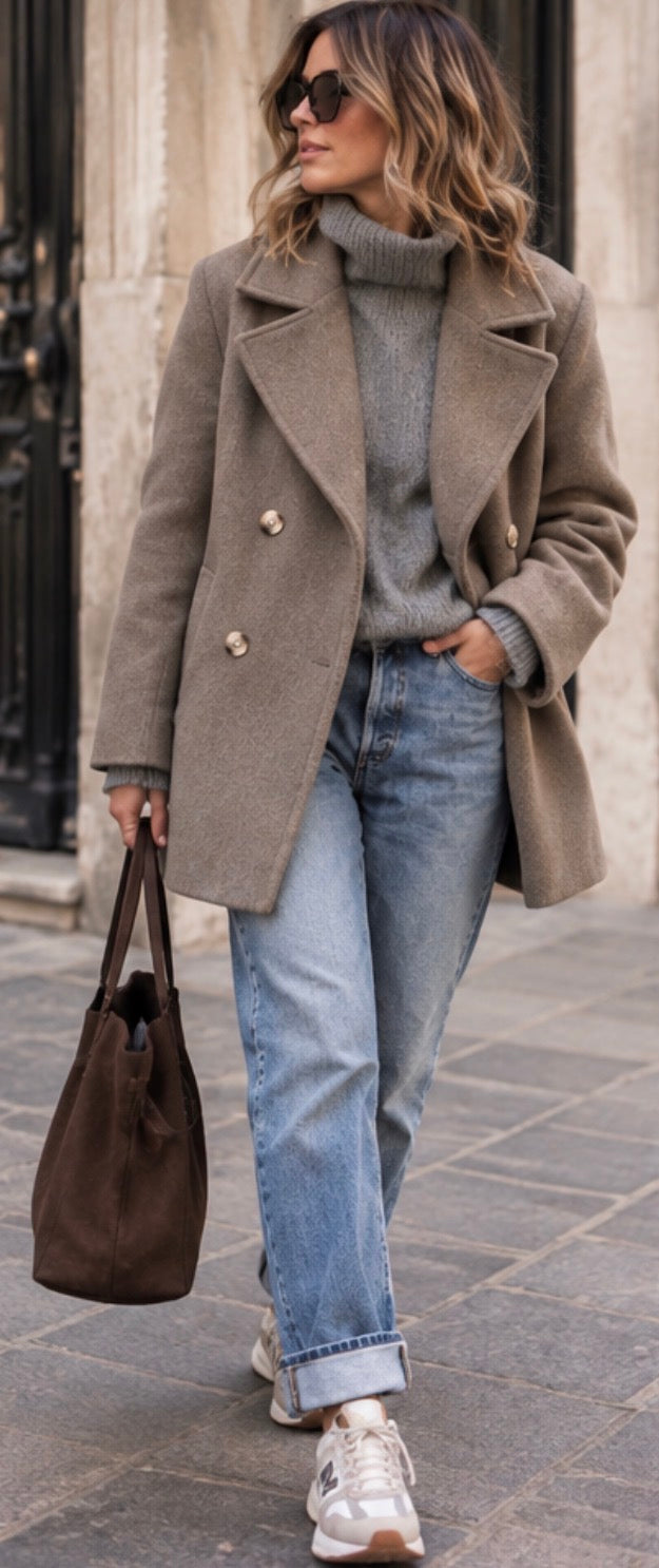 Manteau MARTIN - Taupe
