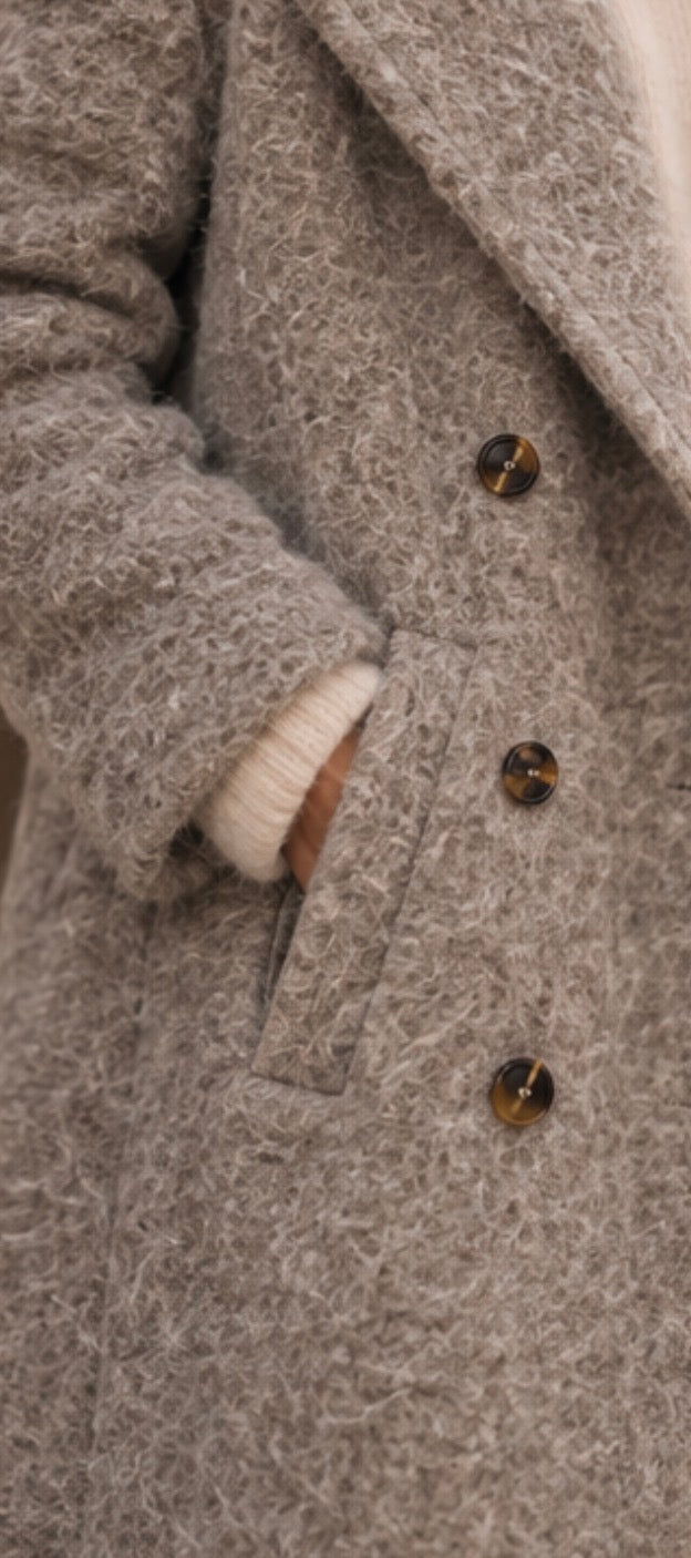 Manteau long MANON - Beige