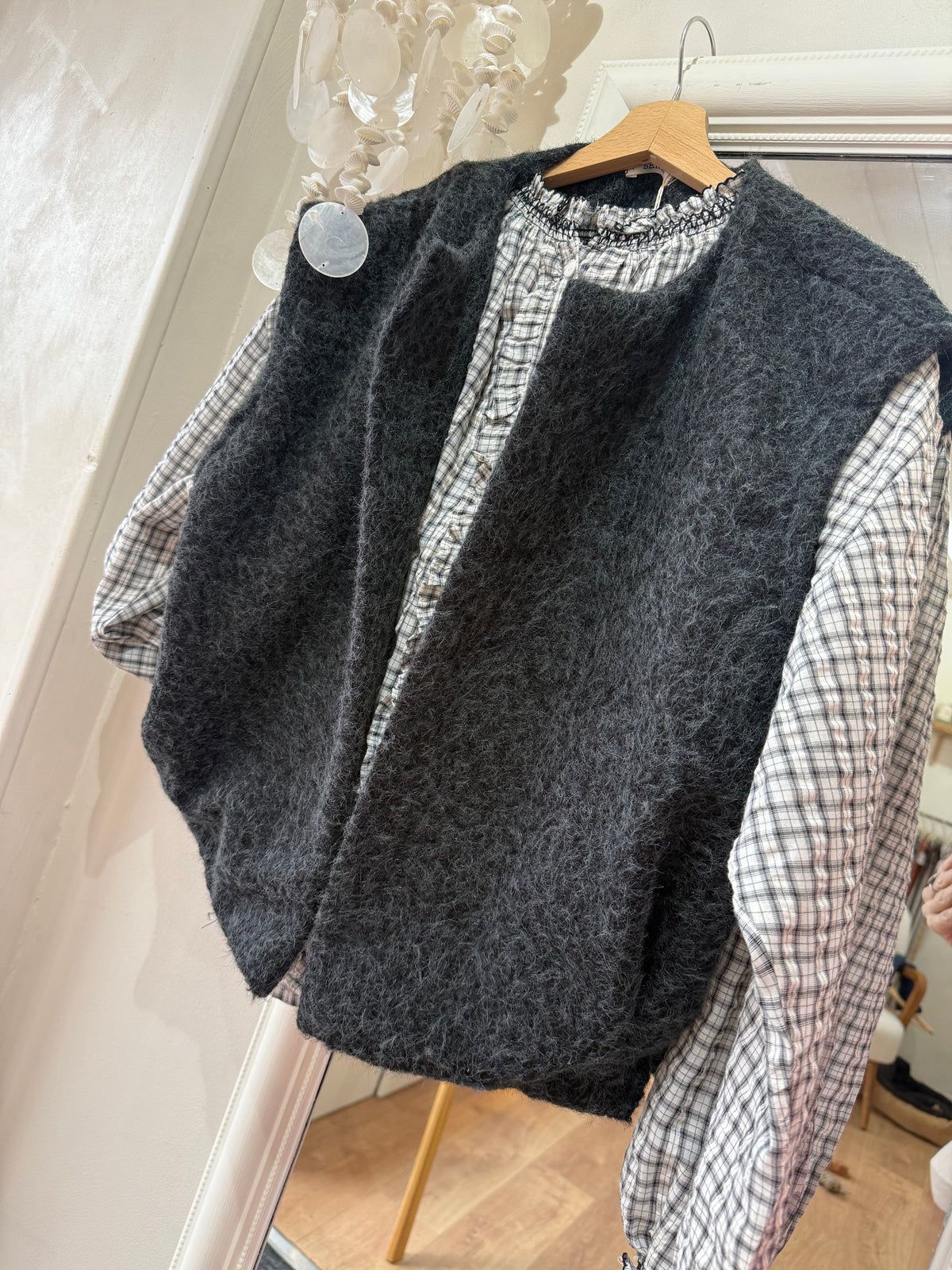 Veste sans manches - FAUSTINE-  Gris foncé