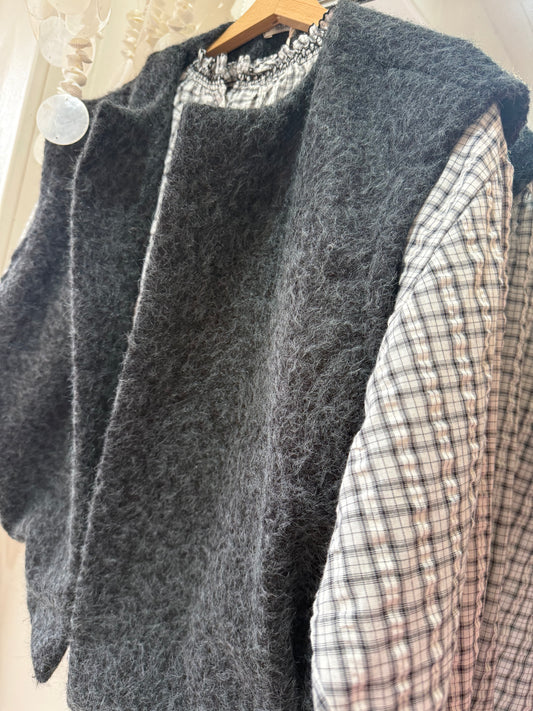 Veste sans manches - FAUSTINE-  Gris foncé