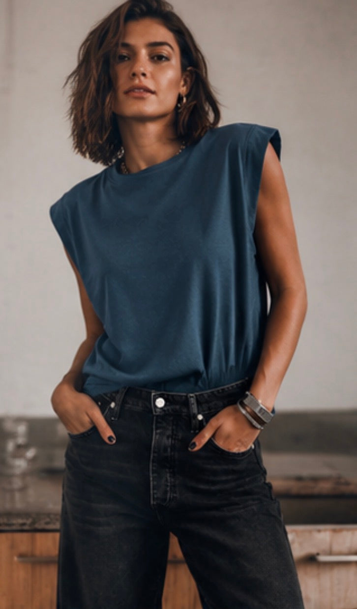 Tee-shirt à épaulettes - GREGOIRE