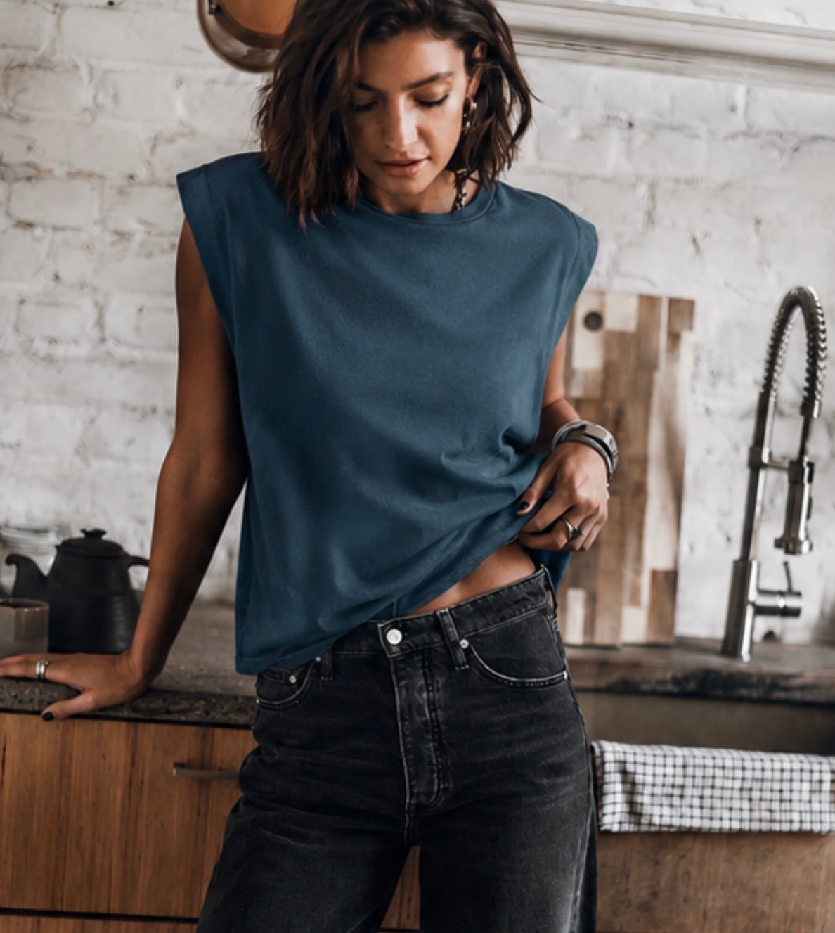 Tee-shirt à épaulettes - GREGOIRE