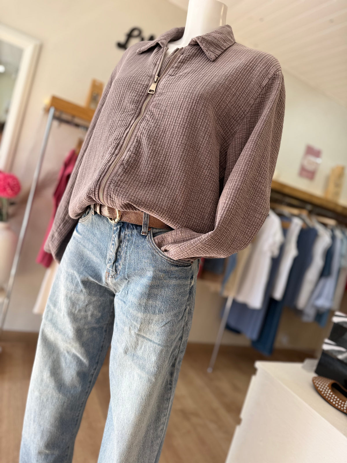 Blouson LISA - Taupe
