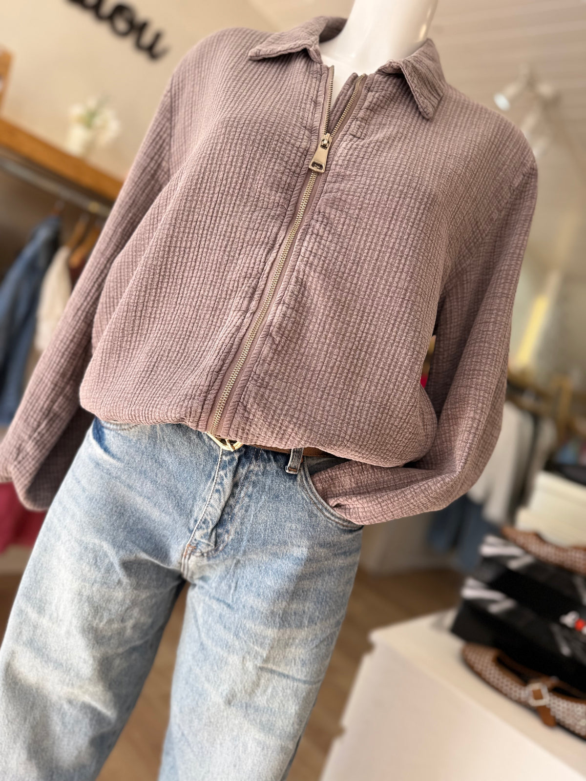 Blouson LISA - Taupe
