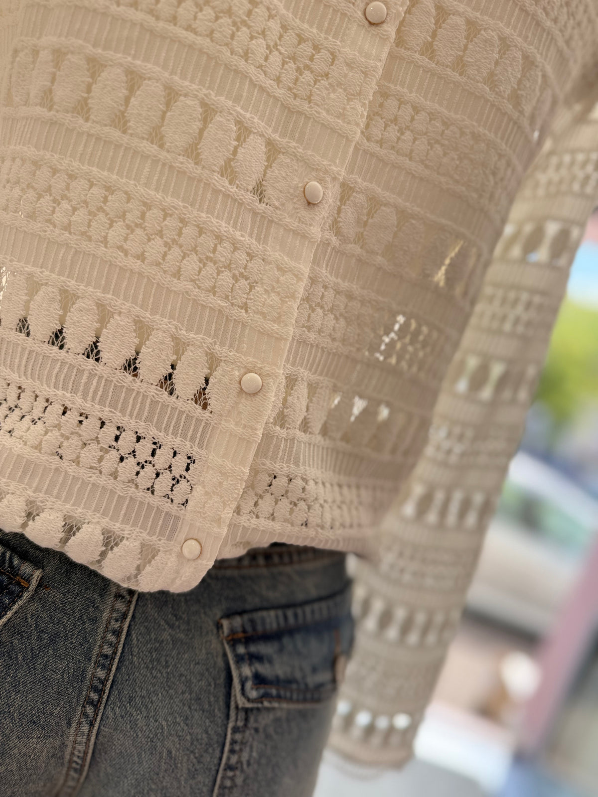 Blouse LAURA - Blanc