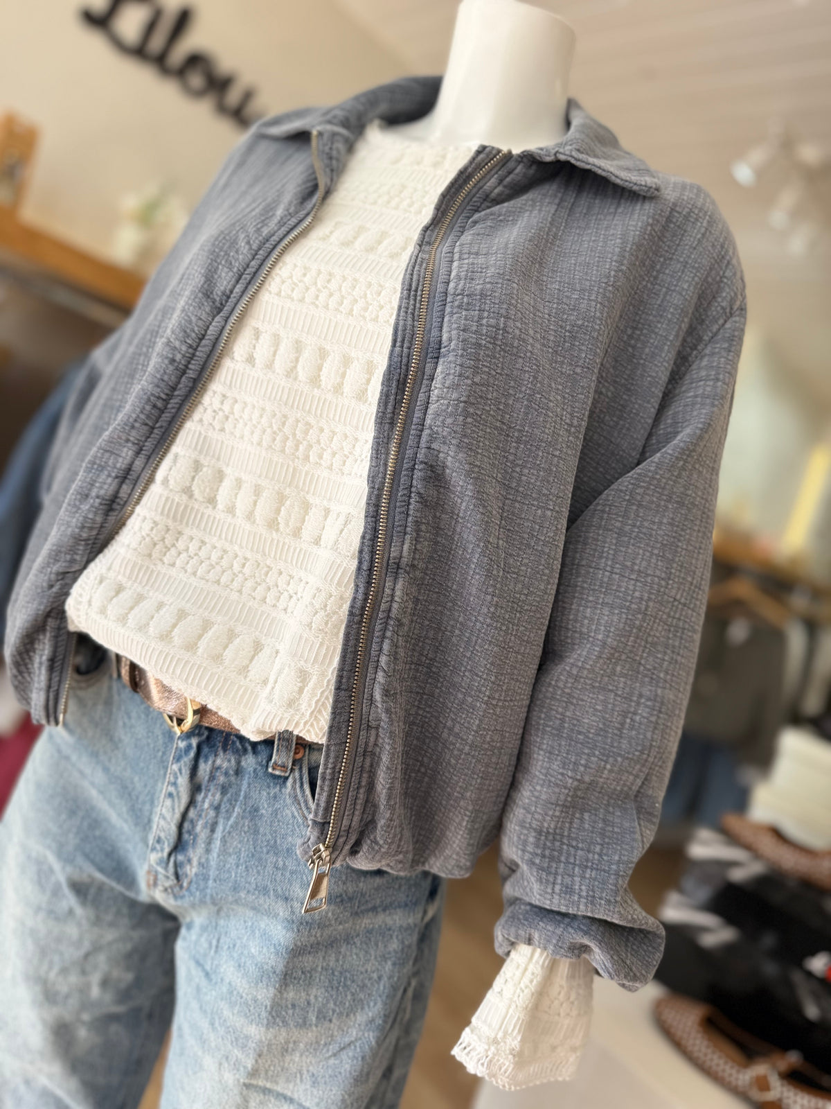 Blouson LISA - Bleu