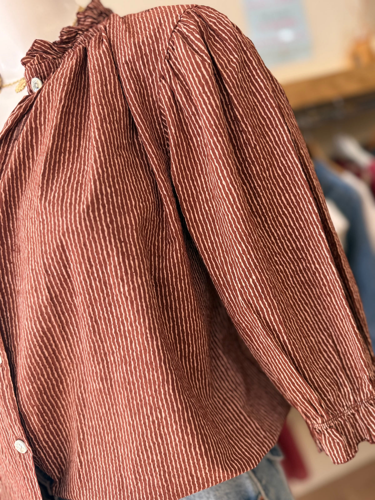 Blouse LILI - Rouille