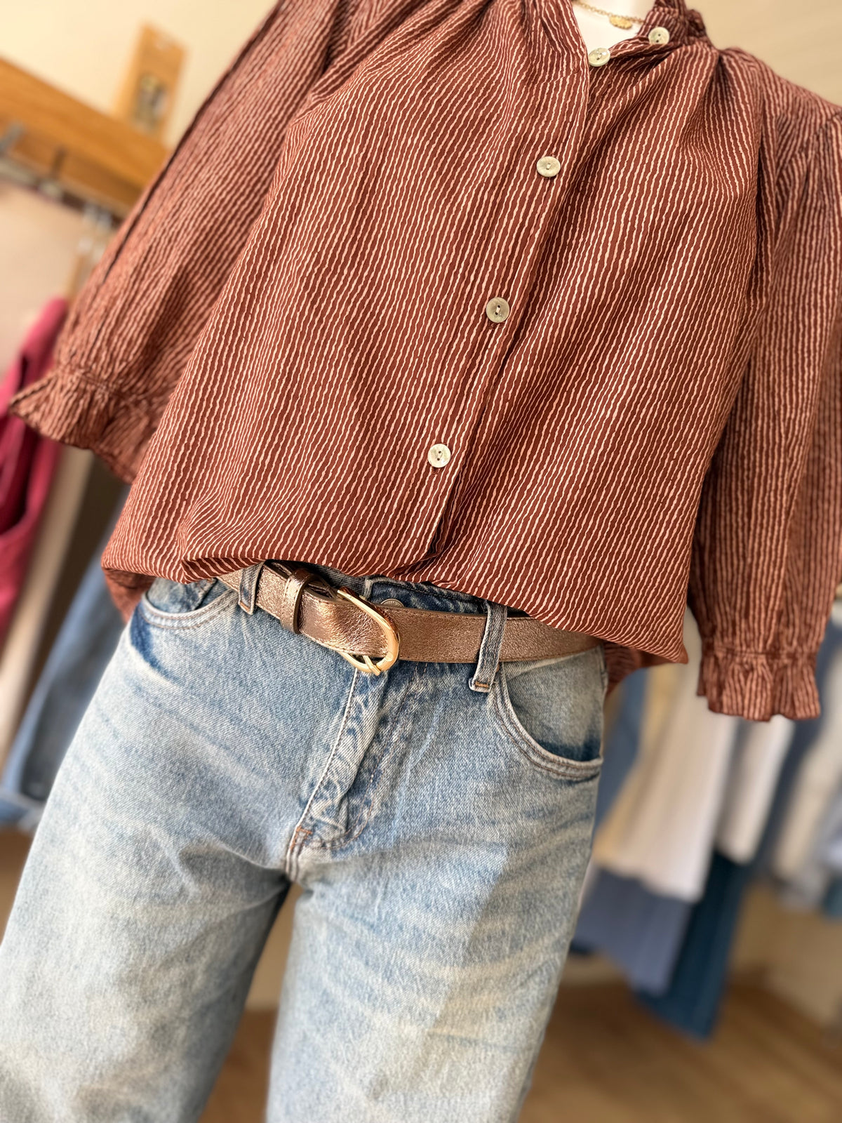 Blouse LILI - Rouille