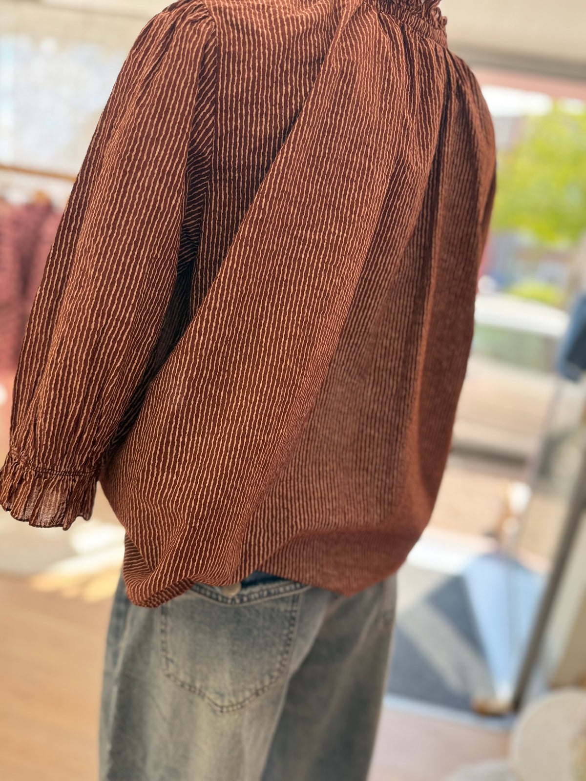 Blouse LILI - Rouille