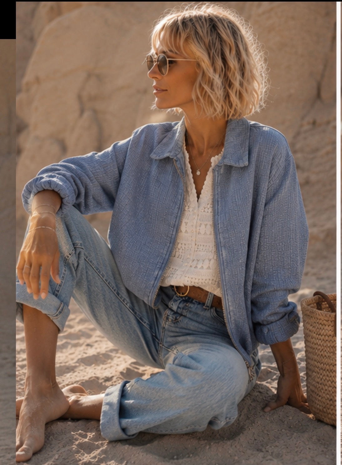 Blouson LISA - Bleu