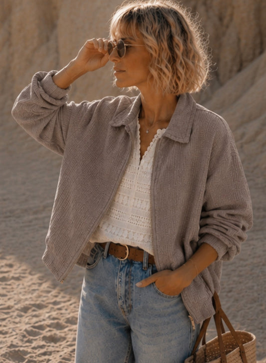 Blouson LISA - Taupe