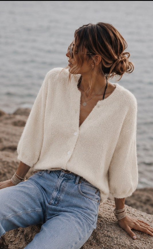 Gilet GERMAIN - Ecru