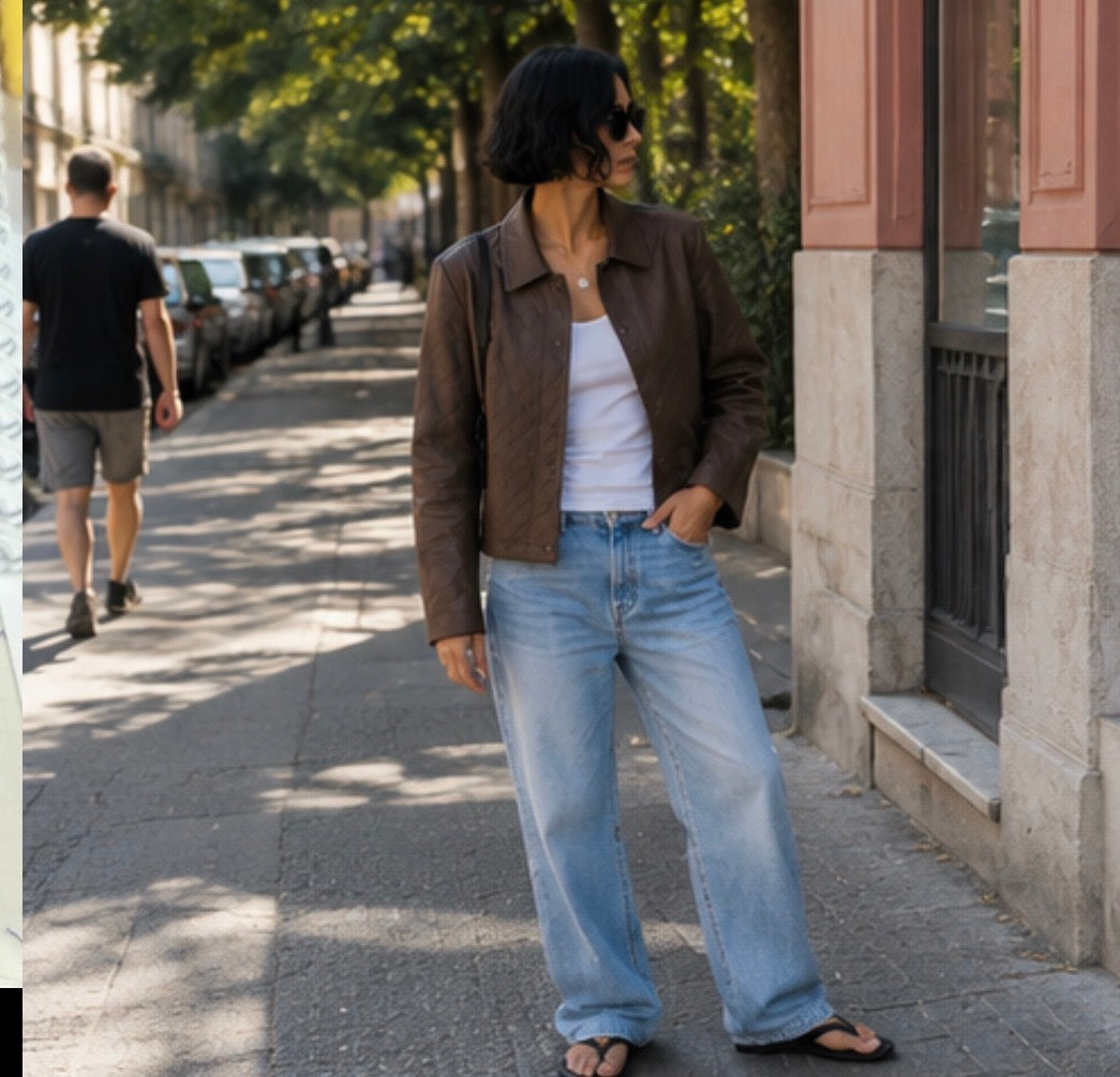 Veste effet daim - LINETTE - Chocolat