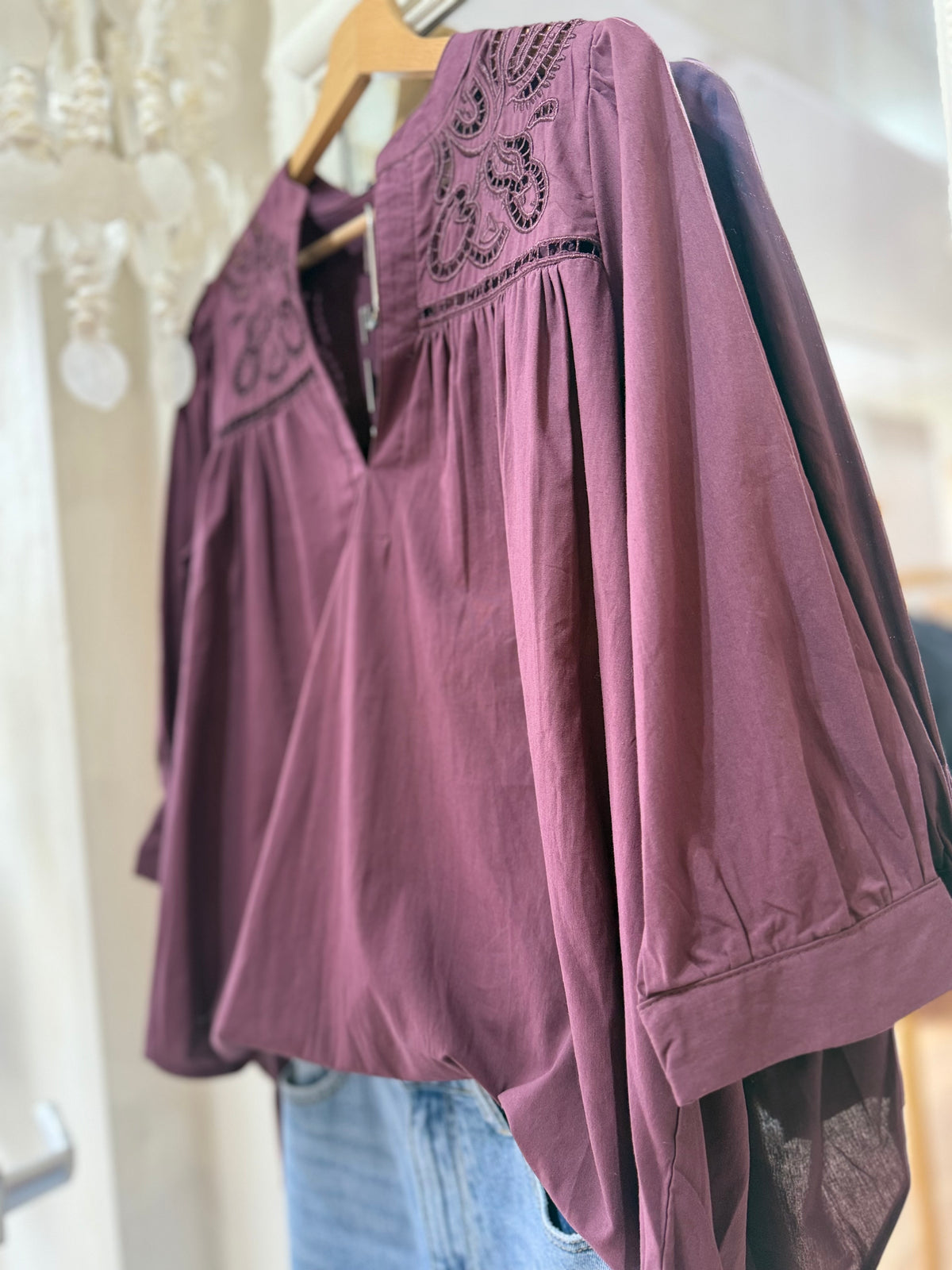 Blouse LINA - Prune