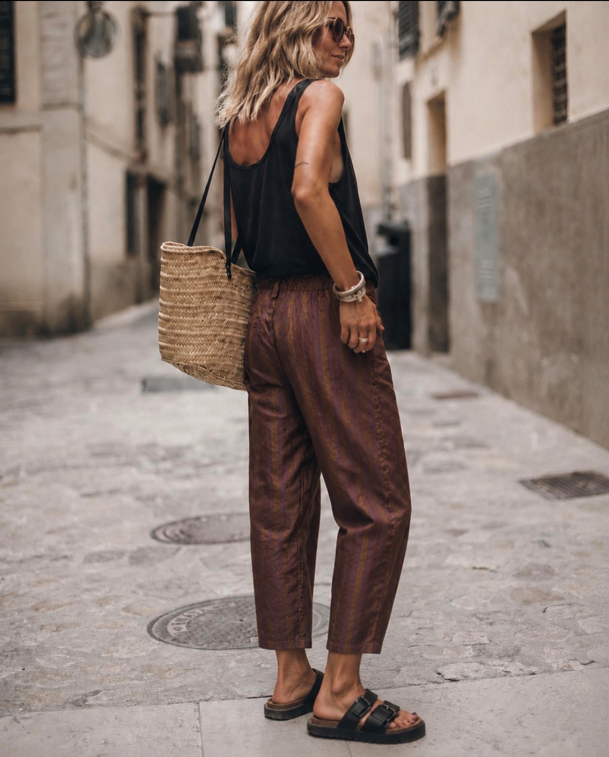 Pantalon rayé - LUCAS