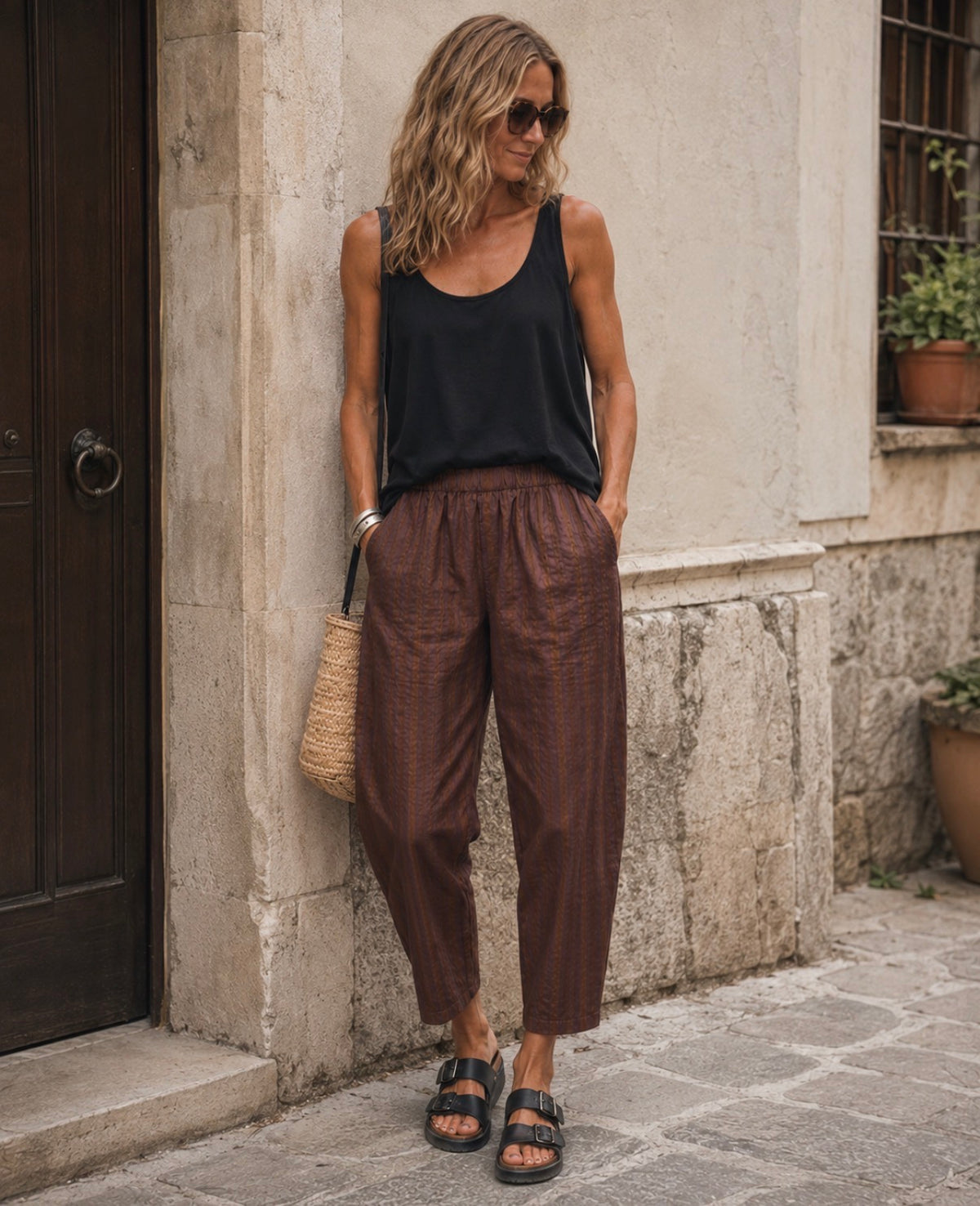 Pantalon rayé - LUCAS