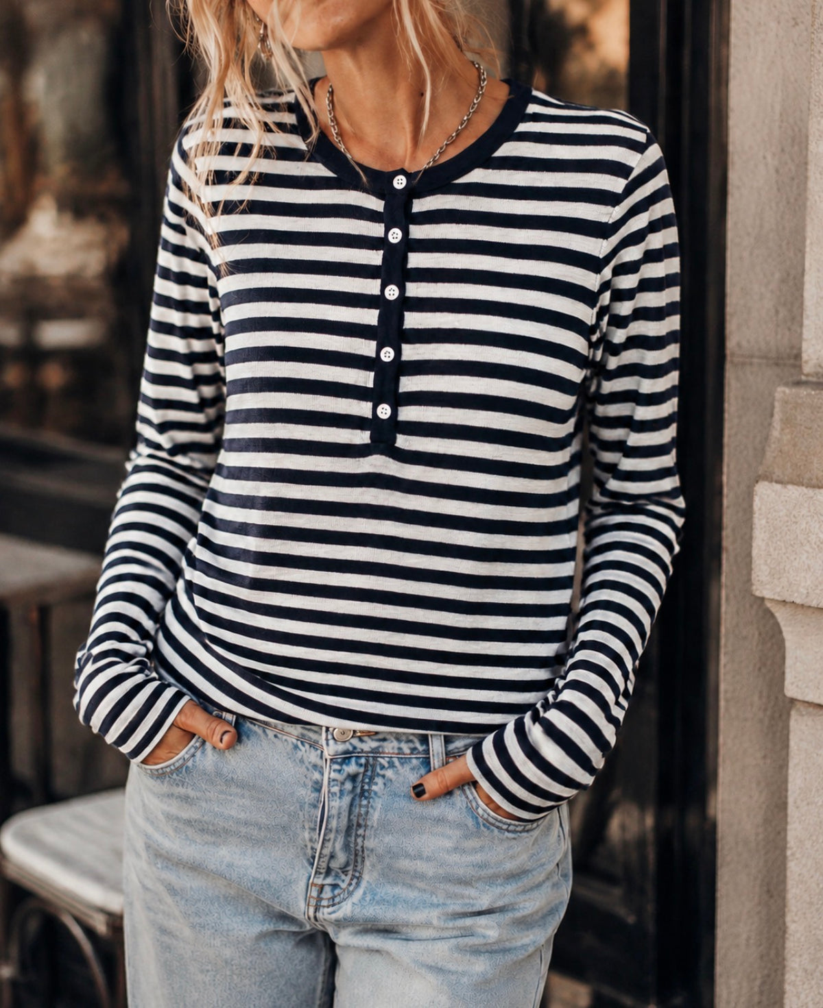 Pull fin marinière - LUCIE