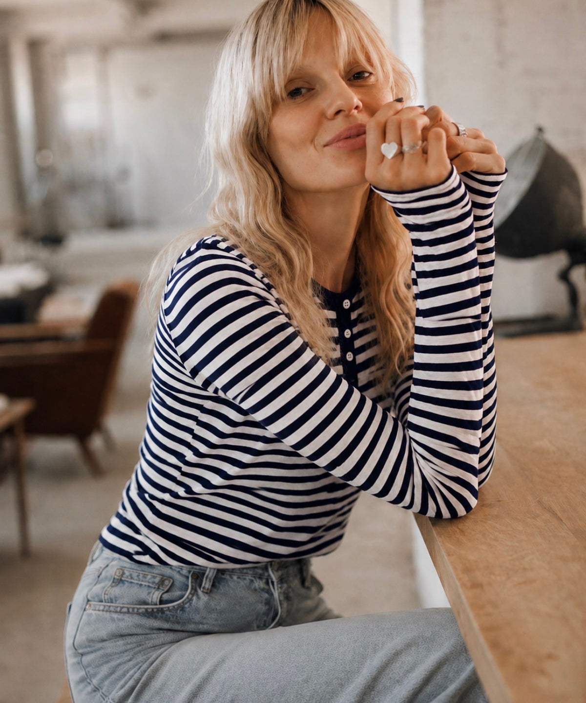 Pull fin marinière - LUCIE