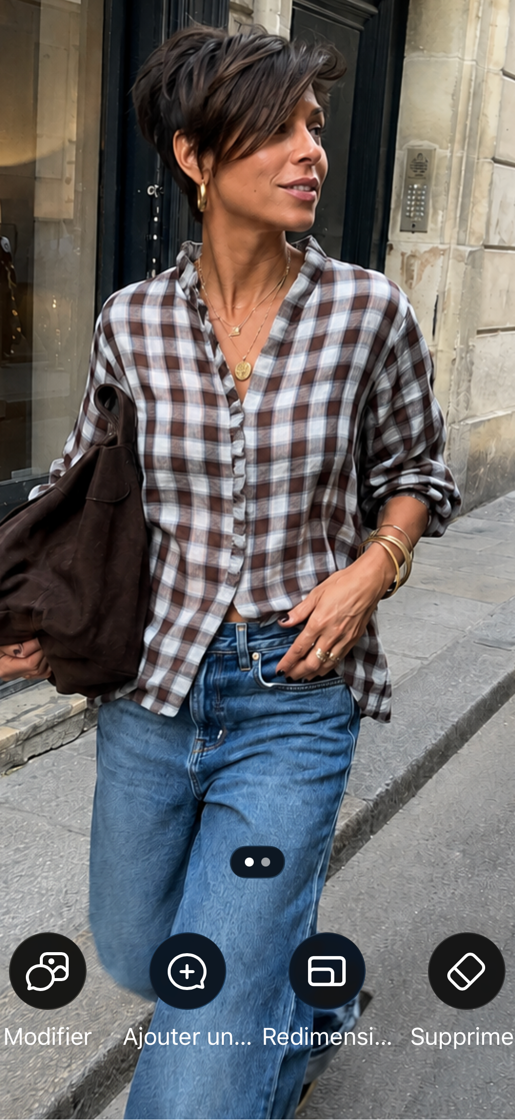 Chemise LOGAN - Chocolat