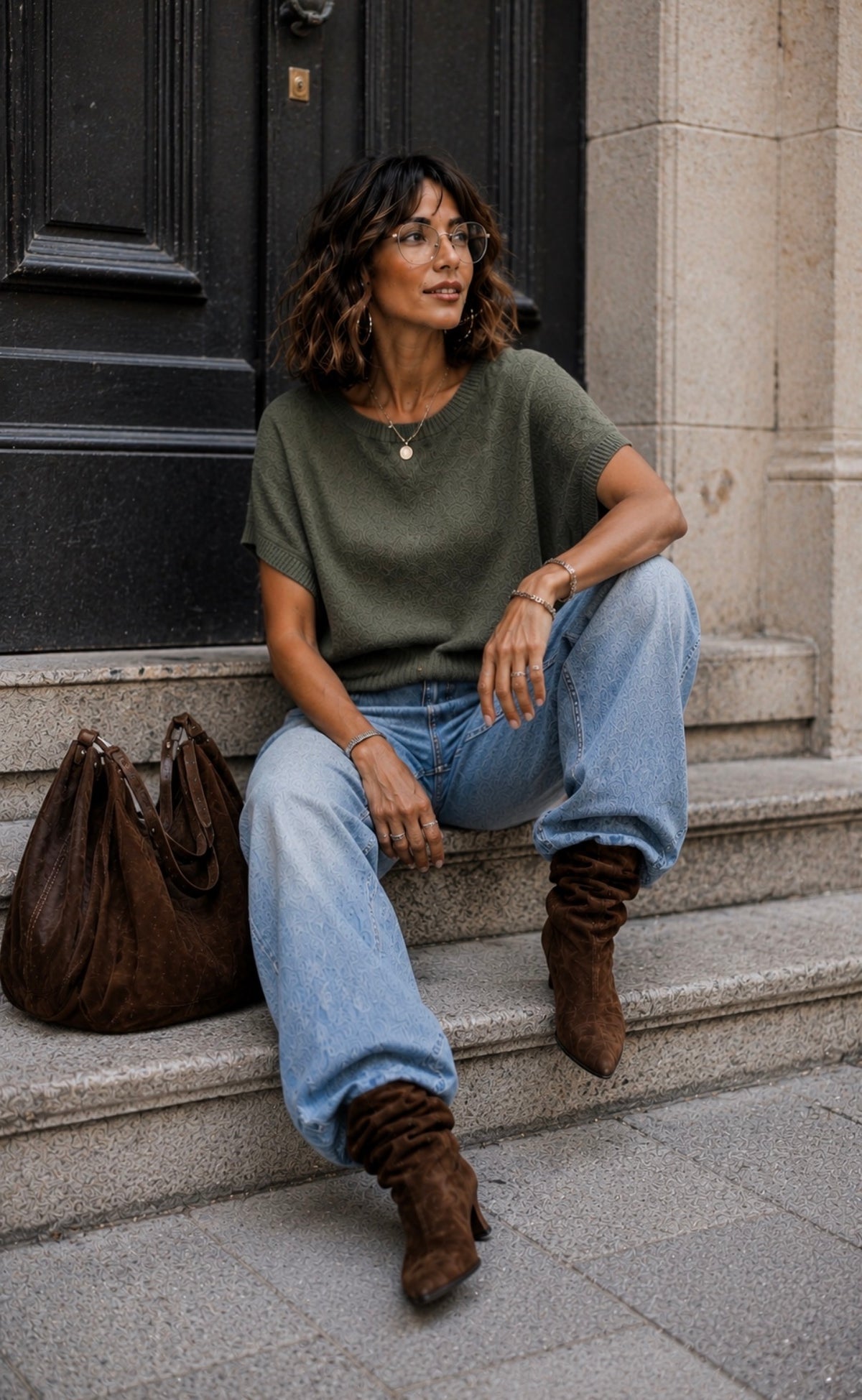 Pull LYDIE - Kaki